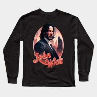 John Wick Keanu Reeves Long Sleeve T-Shirt